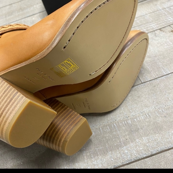 Rag & Bone Harrow Booties in Natural Woven - Picture 5 of 5